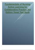 Fundamentals of Nursing Active Learning for Collaborative Practice 3rd Edition 2024 latest update by Yoost Test Bank.pdf