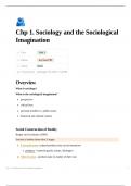 Class notes Introduction To Sociology 