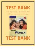 Test Bank for The Psychology of Women, 7th Edition Margaret W. Matlin.
