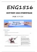 ENG11516 OCT PORTFOLIO 2023 Answers