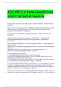 480 WPC Exam Questions and Correct Answers 