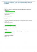 NURS 6551 Midterm Exam 2 (45 Questions and Answers) Graded A
