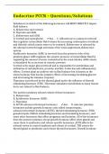 Endocrine PCCN &ndash; Questions&sol;Solutions