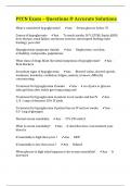 PCCN Exam &ndash; Questions & Accurate Solutions