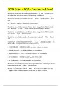 PCCN Exam &ndash; Q&A - Guaranteed Pass&excl;