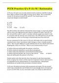 PCCN Practice Q's & A&rsquo;s W&sol; Rationales