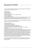ATI PN Management Exam 2020 Questions & Answers With Rationales Package Deal 