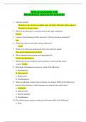HESI A2 ANATOMY AND PHYSIOLOGY QUESTIONS UPDATES