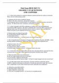 Med Surg HESI 2023 V2 GRADED A 55 QUESTIONS  AND ANSWERS