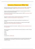 WGU D152 Inclusive Classroom Bundled Exams with Complete Solution 2023&sol;24 &vert; Verified &vert; Guaranteed Success