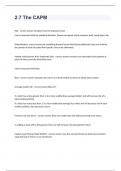 2&period;7 The CAPM questions well answered graded A&plus; 2023