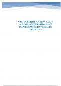 NBSTSA CERTIFICATION EXAM 2023
