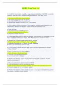 NERC Prep Test 101 &vert; 200 Questions with Correct Answers