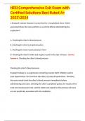 HESI Comprehensive Exam A&comma; 2020 Exit v 2 &lpar;332 Terms&rpar; with Best Solutions