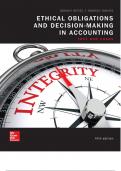 Test Bank For Ethical Obligations and Decision Making in Accounting 5Th Ed By Steven Mintz 