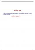 Clinical Manifestations and Assessment of Respiratory Disease 9th Edition &lpar;Jardins&rpar; Test Ban     2023&sol;2024 graded A&plus;