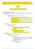 NURS 364 - FINAL EXAM STUDY GUIDE QUESTIONS AND ANSWERS 2023&sol;2024 LATEST UPDATE&comma;A&plus; ASSURED  SUCCESS&Tab;