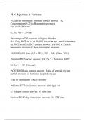 FP-C Equations & Formulas