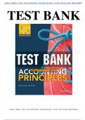 Test Bank for Accounting Principles, Twelfth Edition CHAPTER 2 THE RECORDING PROCESS
