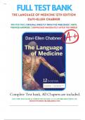 Test Bank for The Language of Medicine 12th Edition By Davi-Ellen Chabner&comma; All Chapter 1-22&comma; A&plus; guide&period;