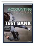 Test Bank for Accounting Principles 14th Edition by Jerry J. Weygandt, Paul D. Kimmel