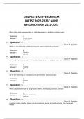 NRNP6541MIDTERMEXAM LATEST 2022-2023&sol; NRNP  6541 MIDTERM 2022-2023
