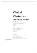 Clinical Obstetrics - 2007 - Reece - Questions and Answers Clinical Obstetrics The Fetus   Mother 100 Complete Guaranteed Success_compressed