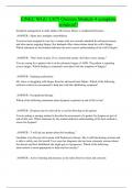 ElNEC WGU C475 Quizzes Module 4 complete solution&excl;&excl;