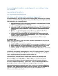 SV Handboek psychodiagnostiek voor de hulpverlening aan kinderen van Kievit, Tak & Bosch