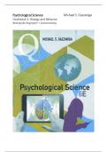 Samenvatting Psychological Science H3 Biology and Behavior - TP Basiskennis