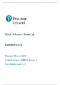 Pearson Edexcel GCE Pure Mathematics 9MAO PAPER 2 LATEST.