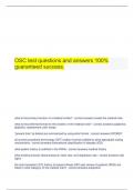    OSC test questions and answers 100&percnt; guaranteed success&period;