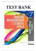 Testbank for Nursing Interventions And Clinical Skills 7th Edition By Potter Test Bank