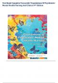 Test bank For Varcarolis' Foundations of Psychiatric-Mental Health Nursing 9th Edition