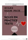 NCLEX RN 2023 NCSBN EXAM (PRACTICE TESTS). QUESTIONS AND ANSWERS 2023. GRADED A+