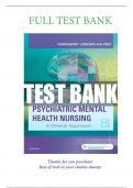TEST BANK FOR Varcarolis' foundations of psychiatric Mental health Nursing: A clinical approach 8th edition  by Margaret Jordan Halter - All chapters - COMPLETE A+ GUIDE -