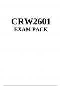 CRW2601 EXAM PACK 2023