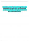 Rn ATI Capstone Proctored Comprehensive Assessment B | ATI Comprehensive Practice Test B (Best Study Guide Version With Complete Solution)