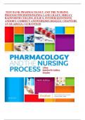 TEST BANK PHARMACOLOGY AND THE NURSING PROCESS 9TH EDITIONLINDA LANE LILLEY, SHELLY RAINFORTH COLLINS, JULIE S. SNYDER| QUESTIONS AND100% CORRECT ANSWERS|2023-2024)|ALL CHAPTERS AVAILABLE|A+ GURANTEED