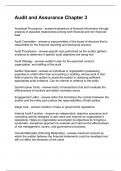Audit and Assurance Chapter 3