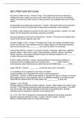 NEC Prep Master Exam