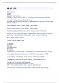 Hinf 130 Question and answers rated A&plus; 2023