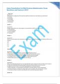 Linux Foundation Certified System Administrator Exam Questions and Answers 2023