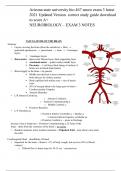 Arizona state university bio 467 neuro exam 3 latest 2021 Updated Version  correct study guide download to score A+