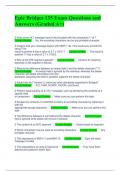 Epic Bridges 135 Exam Questions and Answers &lpar;Graded A&plus;&rpar;