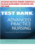 Test Bank for Advanced Practice Nursing: Essentials for Role Development 4th Edition Lucille A. Joel | Fully Covered