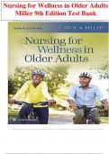 Test Bank for Nursing for Wellness in Older Adults Miller 9th Edition | Fully Covered