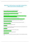 Agile Safe 5&period;1 All Tests Done In June 2022 Combined with  100&percnt; Correct Answers And Elaborations