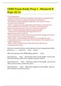 COKO Exam Study Prep 1 - Biomech & Ergo (Q/A)