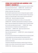CPNRE 2023 QUESTIONS AND ANSWERS 100%  CORRECT |GRADED A+ 